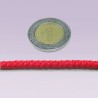 Cordon 6 mm liso rojo 