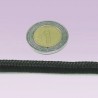 Cordon 8 mm liso negro