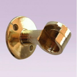 Soporte dorado intermedio derecho para tubo de 13 mm