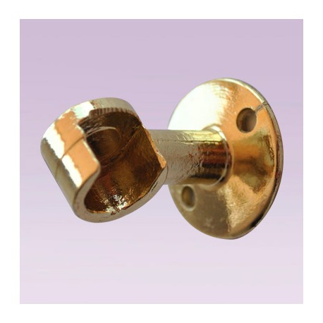 Soporte dorado intermedio izquierdo para tubo de 13 mm