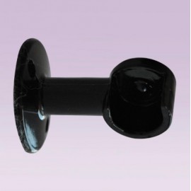 Soporte negro intermedio derecho para tubo de 13 mm