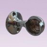 Soporte cromado corto derecho para tubo de 25 mm