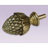 Cortinero ajustable de avellana tipo forja con tubo de 20.7 mm