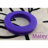 OJILLO PLASTICO GRANDE MORADO MATE, INTERIOR 45 MM EXTERIOR 73 MM MARCA DM.