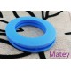 OJILLO PLASTICO GRANDE AZUL MATE, INTERIOR 45 MM EXTERIOR 73 MM MARCA DM.