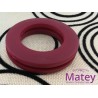 OJILLO PLASTICO CHICO VINO MATE, INTERIOR 38 MM EXTERIOR 62 MM MARCA DM