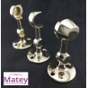 JUEGO SOPORTE CAZUELA PARA TUBO DE LATON 25 x 12 MM.