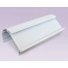 Facia de aluminio 85 mm ivory 