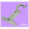SOPORTE DE ALUMINIO DE PARED CON TORNILLO OPRESOR PARA TUBO DE 13 MM.