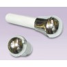 Tapon de bola plastico cromado para tubo de 13 mm 