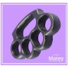 ANILLOS PARA HOMBRE GRUESO, PINTADO EN COLOR NEGRO MATE