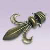 Punta flor de lis para tubo de 19 mm