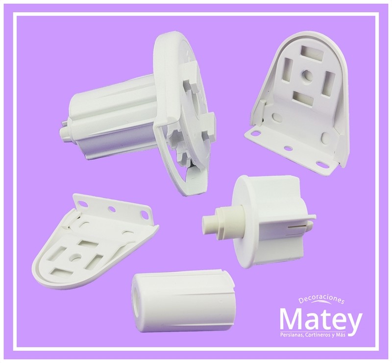 SISTEMA SL8 ROLLEASE CON COPLE DE 28 A 38MM EN COLOR BLANCO - Decoraciones  Matey