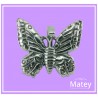 CLIP SUJETADOR PARA CORTINA MARIPOSA EN ALUMINIO PULIDO