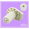 KIT SISTEMA VERTILUX R8 CON COPLE DE 28 A 32MM EN COLOR BLANCO Y CHOCOLATE