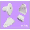 KIT DE SISTEMA VERTILUX R16 DE 38MM EN COLOR BLANCO