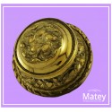 CHAPETÓN 2 MAYA POSTE RECTO EN BRONCE PULIDO