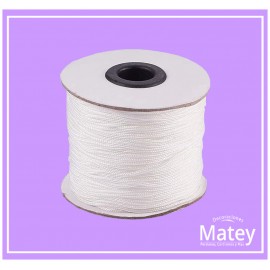 CORDÓN PARA PERSIANA ROMANA EN COLOR BLANCO 