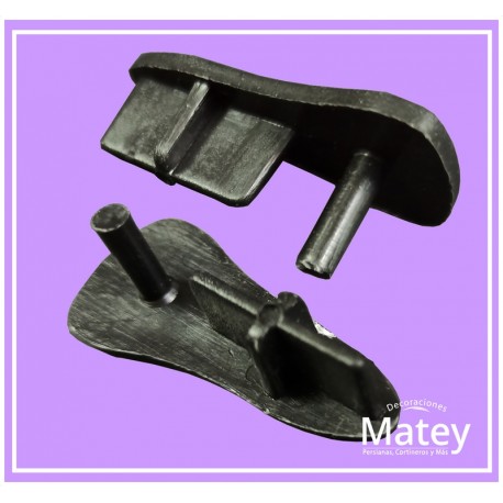 TAPÓN PARA PERSIANA SHEER COLOR NEGRO