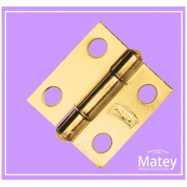 BISAGRA RECTANGULAR COLOR DORADO