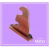 MÉNSULA PARA OJILLO ABIERTA CON ZOCLO PARA BASTÓN DE 25MM X 19MM