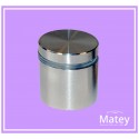 CHAPETÓN PARA CRISTAL DE ACERO INOXIDABLE N.2306