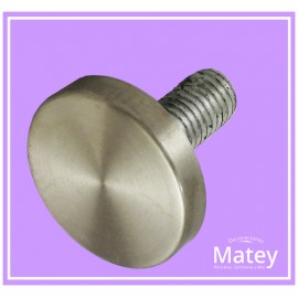 TAPÓN PLANO DE ACERO INOXIDABLE PARA TUBO DE 25MM