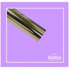TUBO  DE METAL BRASS
