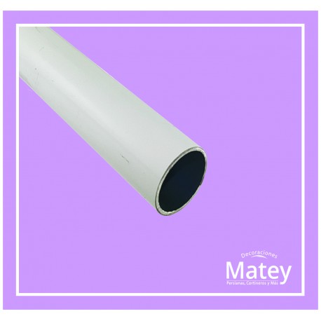 TUBO DE ALUMINIO BLANCO