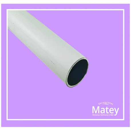 TUBO DE ALUMINIO BLANCO