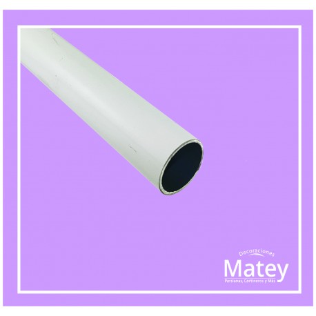 TUBO DE ALUMINIO BLANCO