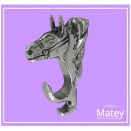 SOPORTE ABIERTO  CORCEL EN ALUMINIO PULIDO