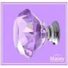 PERILLA DIAMANTE MORADO DM C7000 BASE PLATA