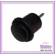 TOPE CILINDRO LISO NEGRO MATE HER-805 ZAMAK, ANCHO: 25MM, ALTO: 35MM tipo cupido oro viejo