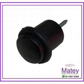 TOPE CILINDRO LISO NEGRO MATE HER-805 ZAMAK, ANCHO: 25MM, ALTO: 35MM tipo cupido oro viejo