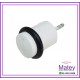 TOPE CILINDRO BLANCO HER-805BC ZAMAK, ANCHO: 25MM, ALTO: 35MM tipo cupido oro viejo