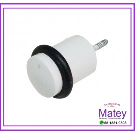TOPE CILINDRO LISO NEGRO MATE HER-805BC ZAMAK, ANCHO: 25MM, ALTO: 35MM tipo cupido oro viejo