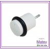 TOPE CILINDRO BLANCO HER-805BC ZAMAK, ANCHO: 25MM, ALTO: 35MM tipo cupido oro viejo