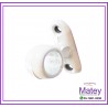 SOPORTE BLANCO CORTO CERRADO PARA TUBO DE 13MM