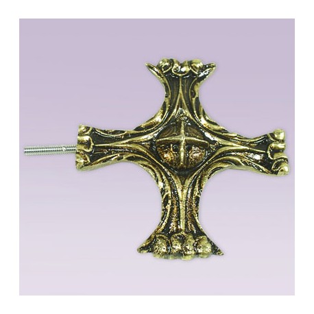 Punta de cruz en bronce