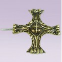 Punta de cruz en bronce