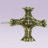 Punta de cruz en bronce