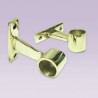 Soporte cerrado en bronce para tubo de 19 mm