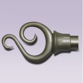 Cortinero de llama en espiral ajustable con tubo de 15.7 mm