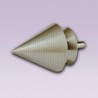 Cortinero ajustable de pirinola tipo forja con tubo de 20.7 mm