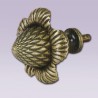 Cortinero ajustable flor de bellota tipo forja con tubo de 20.7